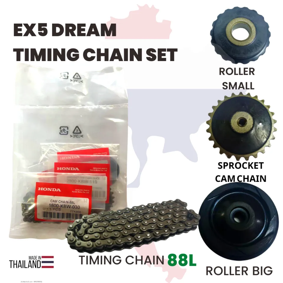 EX5 DREAM WAVE100 WAVE 100 KBW TIMING CHAIN COMPLETE COMP SET
