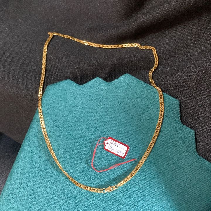 Ongpin Mnl Gold Necklace Pawnable 10k US Gold Original, Double Cuban ...