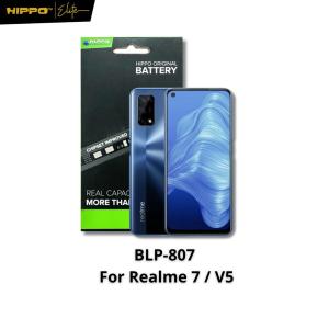 Hippo Baterai REALME 7 / V5 BLP807 5000Mah Original Cell Battery Batere Batre Batrai BLP-807 Garansi Resmi