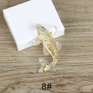 Artificial Fish Ornaments Natural Fish Figurines Resin Statue Desktop Car Home Office Decorations Friend Gift