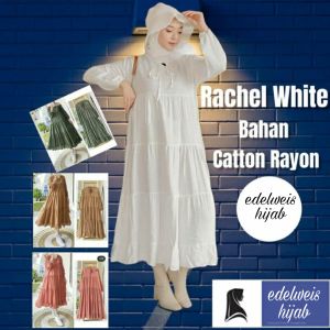 RACHEL LONG DRESS/DRESS MUSLIM/MIDI DRESS/GAMIS MUSLIM TERBARU/DRESS 2021/BUSUI/COD
