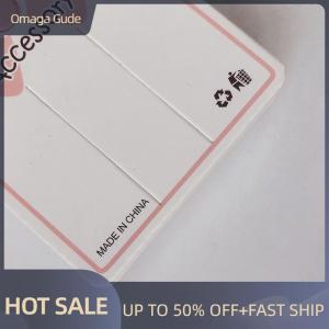 Omaga 50PCS Pink Bowknot 2 Pores Display Paper Card Tag For Bracelet Jewelry Hair Accessories Holder Packaging Supplies Small Tool