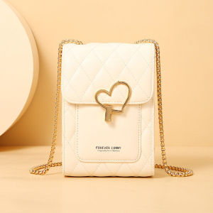 Feiyana-กระเป๋าสะพายข้าง กระเป๋าสะพายผู้หญิง หนังพียูปรับสายได้ กระเป๋าใส่มือถือแฟชั่น เกรดคุณภาพสูง LY-H004