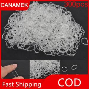 【CANAMEK】 300pcs cao su bện tết tóc ban nhạc hairope đàn hồi Tie ponytail chủ