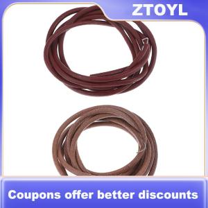【ZTOYL】 72 183cm Leather Belt Antique Treadle Parts + Hook For Singer Sewing Machine