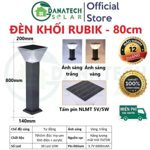 Đèn khối Rubik năng lượng mặt trời cao cấp Lắp Đặt Nghĩa Trang Nhà Mộ