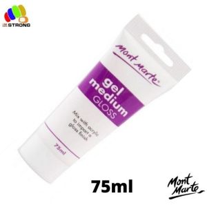 Mont Marte Gel Medium Gloss/Matte/Acrylic Retarder - 75/Acrylic Medium 135ML