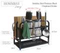 HOMMBAY Living New 4 in 1 Premium Racks Stainless Steel Kitchen Cutlery ...
