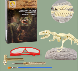 MCO Children Activity Science Experiment Kit Dinosaur Toys Learning Archeology Digging Model Jurassic World Arkeologi Mainan Sains Gift Set