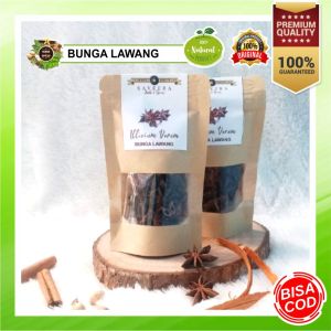 BUNGA LAWANG / STAR ANISE / PEKAK KERING uk. POUCH Hemat & Praktis 100% ASLI ALAMI KUALITAS PREMIUM