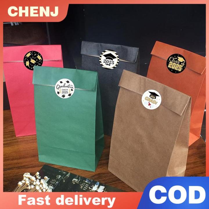 CHENJ Graduation Stickers Class Of 2025 500Pcs Grad Favor Label Class ...
