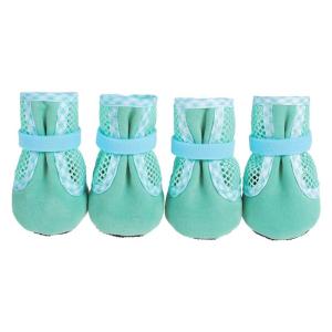 Mèo Mưa Tuyết Booties Giày Dép Đặt Mùa Đông Ấm giày cho chó Bàn Chân Bảo Vệ Cho chó lớn Đi Bộ Ngoài Trời