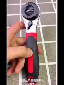 [6-22mm] Adjustable Adjustable Wrench 72 Teeth Adjustable Wrench Ratchet Open-End Powerful Universal Socket Forward Reverse Universal Universal Wrench
