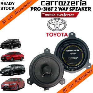 [81] Carrozzeria plug & play speaker PRO-316T 6.5inch 2 Way 6 Inch Speaker for Toyota
