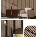 [preferred]BHW Wallpaper Wood Flute Design PVC Waterproof Self Adhesive Wall Decor Stickers. 
