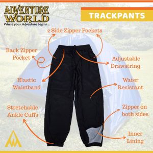 Trackpants With Lining for School Camps / Rock Climbing / High Element Activities