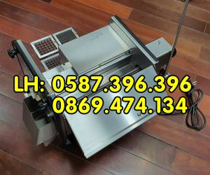Máy thái hạt lựu thái hạt vuông cỡ 6-8-10-12 mm thái thạch cà rốt củ cải su hào
