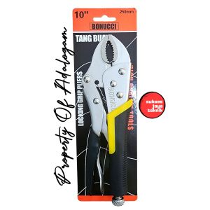 Blitz Tang Buaya Gagang Karet - Locking - Pliers Tang Jepit 10 Inch