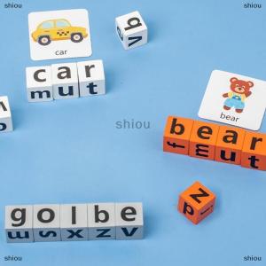 [COD] shiou Bằng Gỗ Spell Từ Đồ Chơi Thư Nhận Thức Thách Thức Bộ Nhớ Tiếng Anh Từ Trò Chơi Đầu Học Tập Giáo Dục Đồ Chơi Cho Trẻ Em
