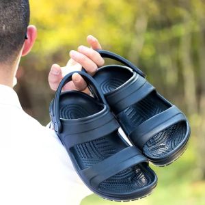 Sandal cross nam roomy fit đi mưachuẩn xuất xịn full box đúc liền khối màu navy