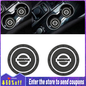 2pcs High-quality silicone material Car Anti-slip Coaster/pvc car anti slip mat car interior Decoration car accessories For Nissan Urvan Sentra Almera X-Trail Patrol Navara Frontier Cefiro Juke 370Z Grand Livina Altima Sylphy GT-R Serena NP300