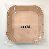 Giấy Lót Nồi Chiên Không Dầu vuông 24cm 1 SET 50 Tờ Tiện Lợi Giấy Nến Vàng Lót Nồi Chiên Không Dầu Đa Năng Tiện Dụng