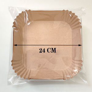 Giấy Lót Nồi Chiên Không Dầu vuông 24cm 1 SET 50 Tờ Tiện Lợi Giấy Nến Vàng Lót Nồi Chiên Không Dầu Đa Năng Tiện Dụng
