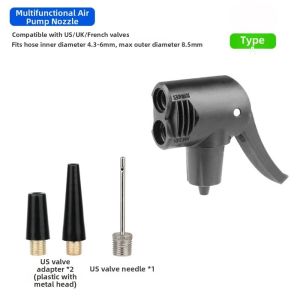 ADREE Nhựa Đầu nối vòi bơm tay cho xe đạp 7 Kiểu Dáng Đen Xe đạp xe tay ga bóng tích hợp Chất lượng cao Máy bơm hơi và vòi phun dành cho xe đạp địa hình và xe đạp đường trường