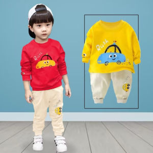 baju dan celana joger anak usia 1 tahun sampai 5 tahun motif rush car