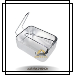 Ready Stock 1pair Mess Tin Camping Outdoor Aluminium Lunch Box Tin Set For Cooking