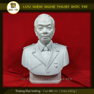 TƯỢNG BÁC GIÁP - CAO 60cm . *Chất liệu Thạch cao ( màu trắng màu nhũ đồng) *Chất liệu nhựa Composite ( màu trắng màu nhũ đồng)