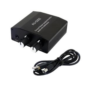 2CH 3.5mm Auditory Mixing Console Stereo 2-In-2-Out With Common Ground Isolation Mixer For Headphones and Speakers