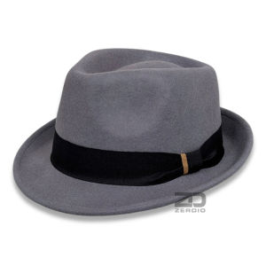 Mũ Phớt Fedora Nam MP097 Nón Nỉ Nam Trung Niên Lông Cừu Cao Cấp