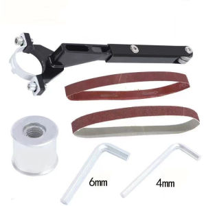 Sand Belt Machine Pipe Angle Grinder Modification Tool Woodworking Sand Belt Machine Mini Machine