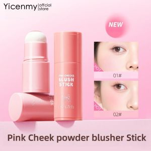 Yicenty ที่ปัดแก้มปัดแก้มกันน้ำสวมใส่นานคอนทัวร์ผิวด้านบลัชออนเครื่องสำอางแบบนู้ดบลัชออน