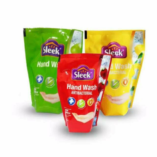 Sleek Hand Wash Antibacterial / Sabun Cuci Tangan Anti Bakteri 400 ml 400ml Pouch