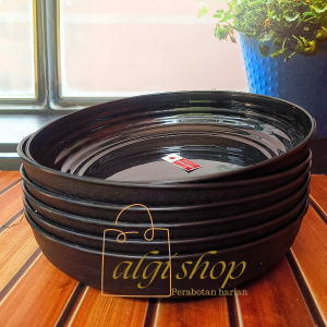 12Pcs Grastis sendok Piring Ramen bulat cekung Foodgrde tahan panas