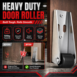 Anti-sag Door Bottom Pulley Silent Side Mounted Directional Rollers Gate Caster Stainless Steel Door Support Flat Bottom Wheel Table Leg Wheel 防下垂门底滑轮