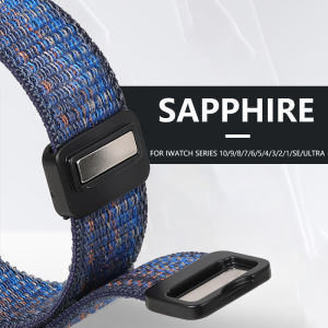 for watch band 46mm 40mm 45mm 44mm 49mm 41mm 38mm 42mm Loop Nylon bracelet iWatch series 10 9 8 7 6 5 3 ultra 2 se Strap