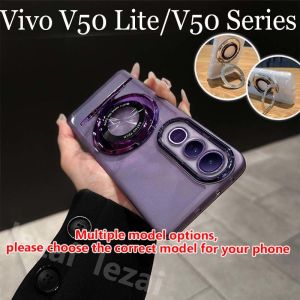 เคส Vivo V50 Lite V50Lite 5G Vivo V50 Pro 5G Vivo V40 Pro 40 Lite V30 V29 V27 Pro V30e V27e 5G เคสพร้อมที่ใส่กันกระแทกแบบใสดีไซน์ใหม่
