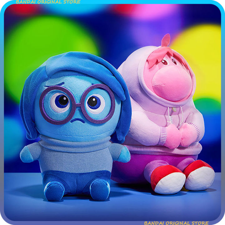 MINISO Inside Out Plush Sadness Embarrassment Plushie Toys Inside Out  Figure Stuffed Room Decoration Christmas Kids Gift