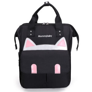 TAS BAYI 6020 - RANSEL BAYI “MOMMYBABY KUCING” TAS PERLENGKAPAN BAYI TRAVEL BAYI MULTIFUNGSI TAS DIAPER POPOK BAYI - F1