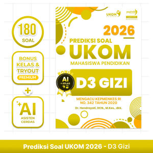 Buku UKOM Academy Soal UKOM D3 Gizi 2026