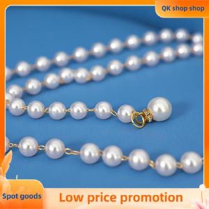 ✨QK shop✨ Women Fashion Belts Luxury Designer Belt Pearl Waistband White Waist Chain All-match Pearl Pendant Belt For Women