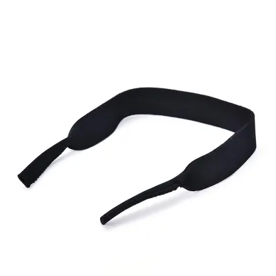 Graceful Spectacle Glasses Sunglasses Neoprene Stretchy Sports Band Strap Cord Holder Black