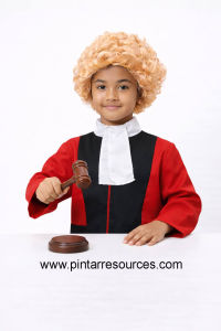 READY STOCK Cosplay Kids Children Lawyer Judge Peguam Hakim Occupation Career Ambitions Front-liner Costume Hari Kerjaya Kanak-kanak