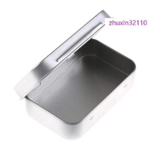 zhuxin32110 95x60x20mm Metal Tin Flip Storage Box Case Organizer For Candy Keys