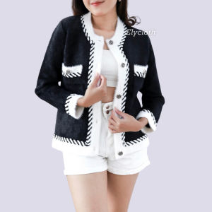 ELYCLOTH | TABITHA CARDIGAN | CARDIGAN RAJUT WANITA PREMIUM FURY KNIT
