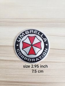 COD Car Motorcycle Creative Metal Scratch Sticker Fuel Tank Cap Block Biohazard Umbrella Aluminum Alloy Tail Label Fender universal sticker