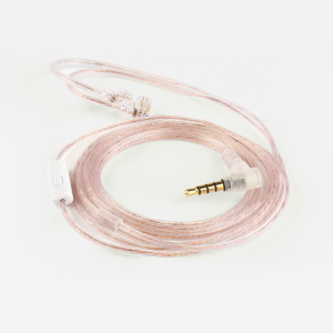 แผ่นเงินทนทานสายหูฟังโทรศัพท์0.75มม. พร้อมสารต้านอนุมูลอิสระสำหรับชุดหูฟัง QKZA3ประสิทธิภาพยาวนาน